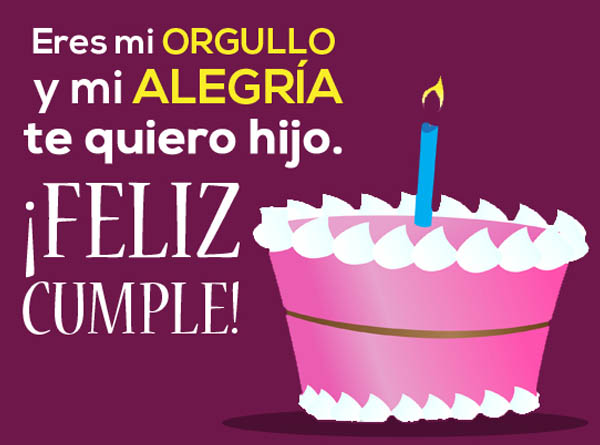 Tarjetas Cumpleaños Hijo Gratis